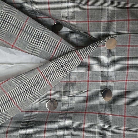 Calvin Klein Runway Simon Plaid Blazer 205W39NYC US Size 12 IT Size 48 - Picture 2 of 16